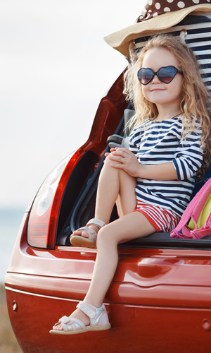 Photo of a child enjoying a holiday.