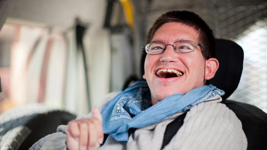 Young Man With Disabilities