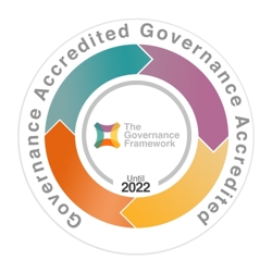 Logo: Governance Framework Quality Mark.