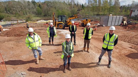 Colleagues At Newark Road Site