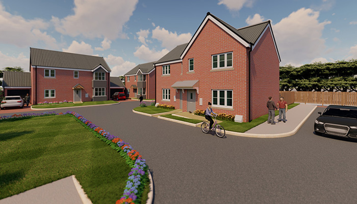 Harlaxton Development Street Small