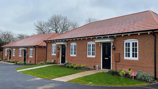 Four semi-detached bungalows