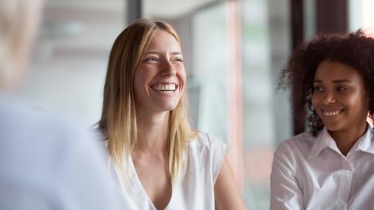 Female Colleague Smiling