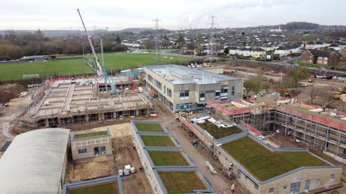 Clifton Place aerial view