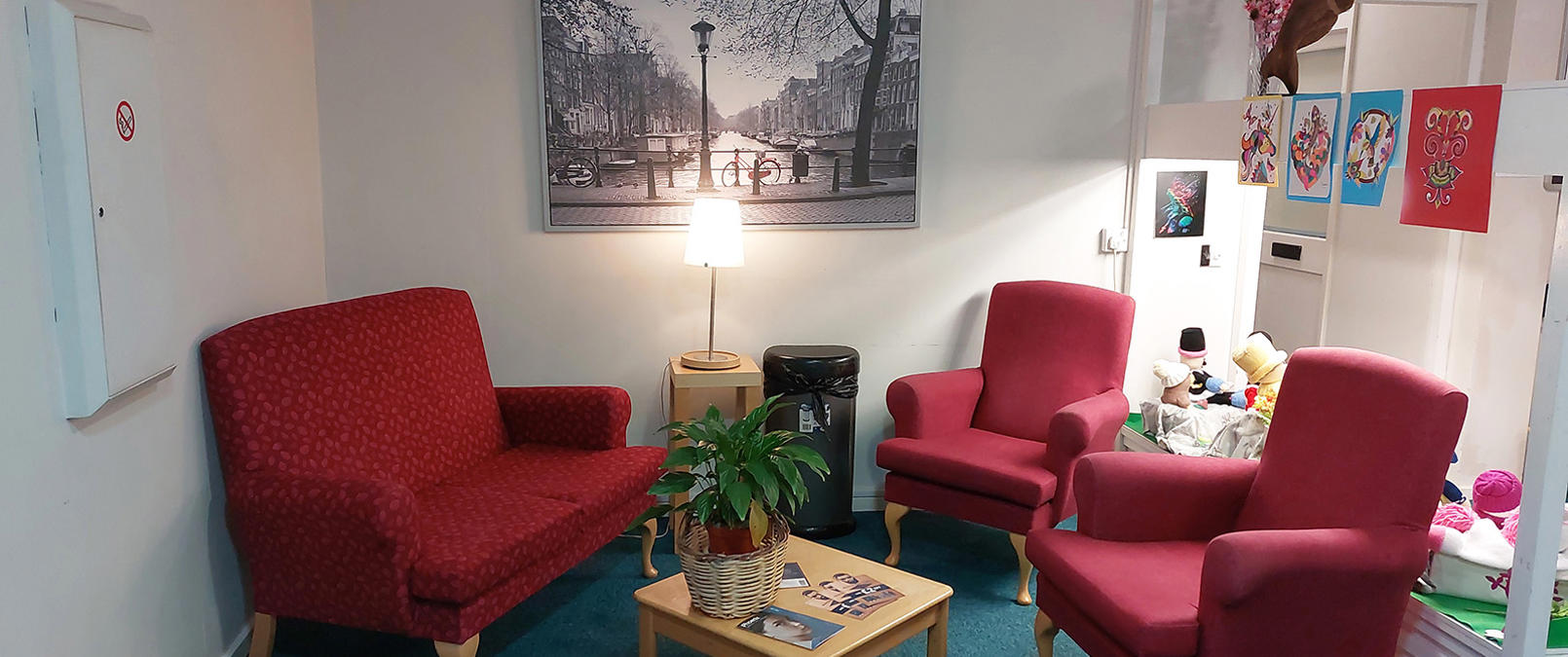 Reception area Reception area