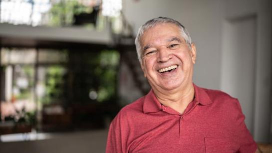 Older Man In Residential Building
