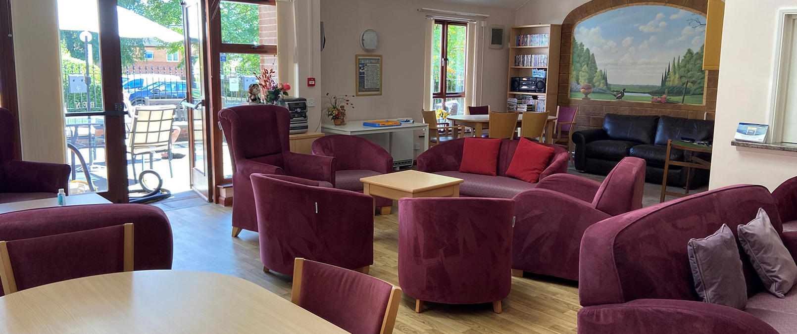 Communal lounge and terrace