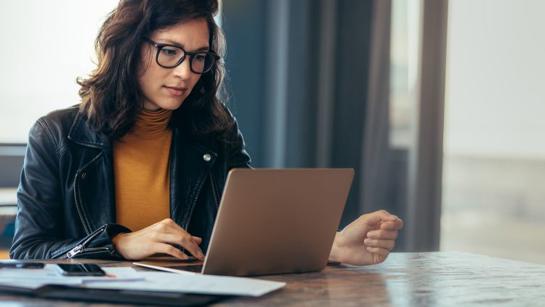 Asian Women Working In Office