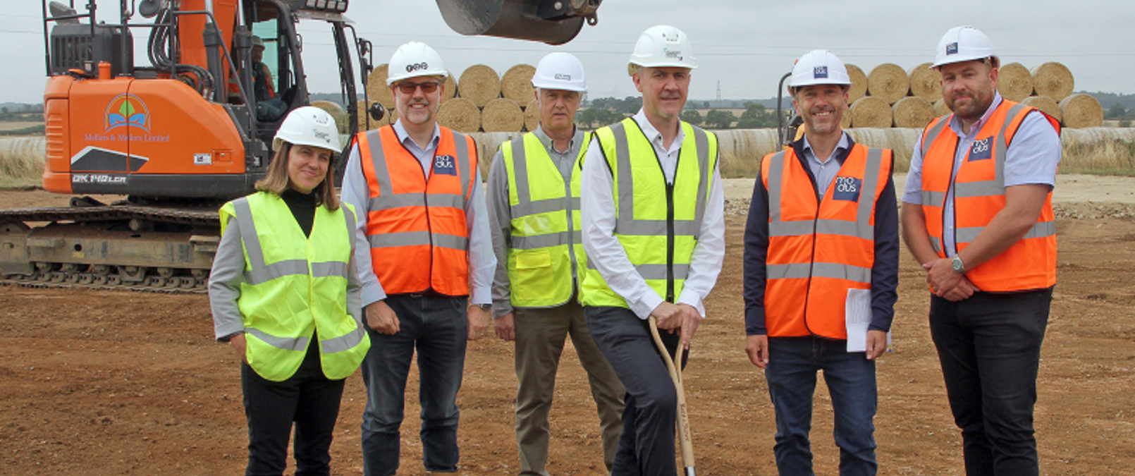 Colleagues On New Development Site