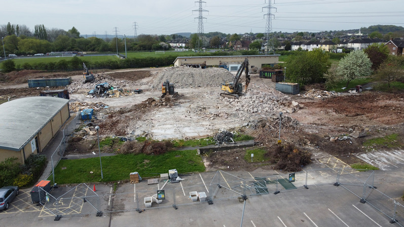 Demolition at Clifton