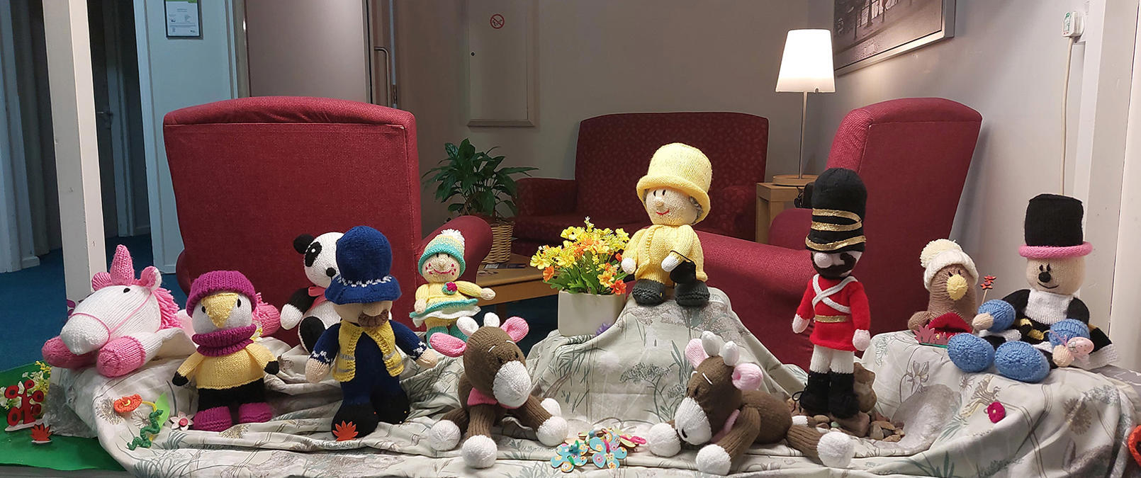 Knitted Toys Made By Residents