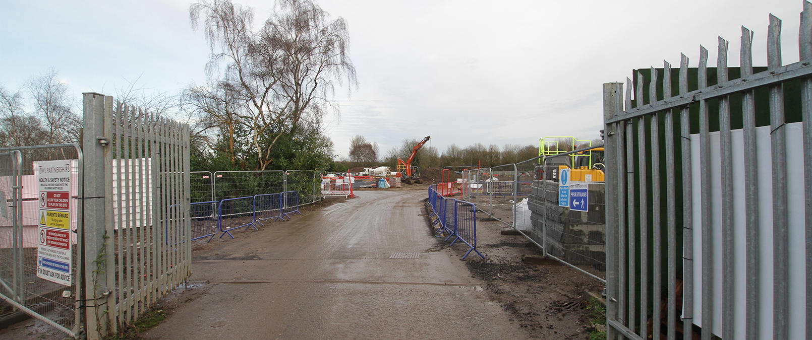 Site entrance