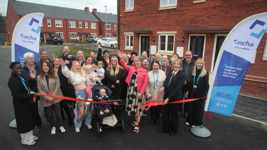 NCHA PR 25 025 001 Official Opening. Highfield Street