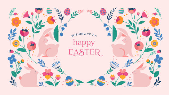 Happy Easter Text