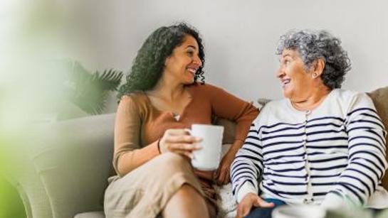 Two Women In Conversation