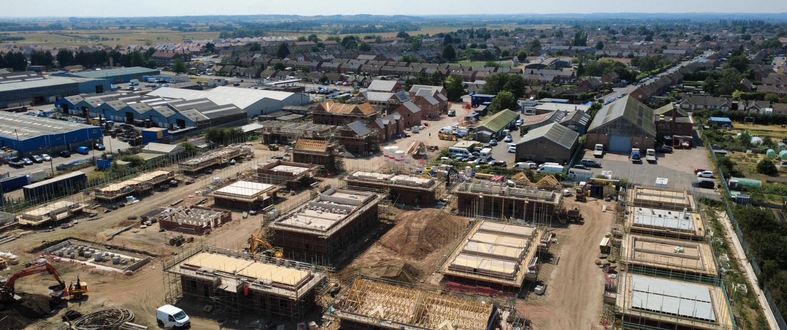 Aerial view of Bowbridge Road