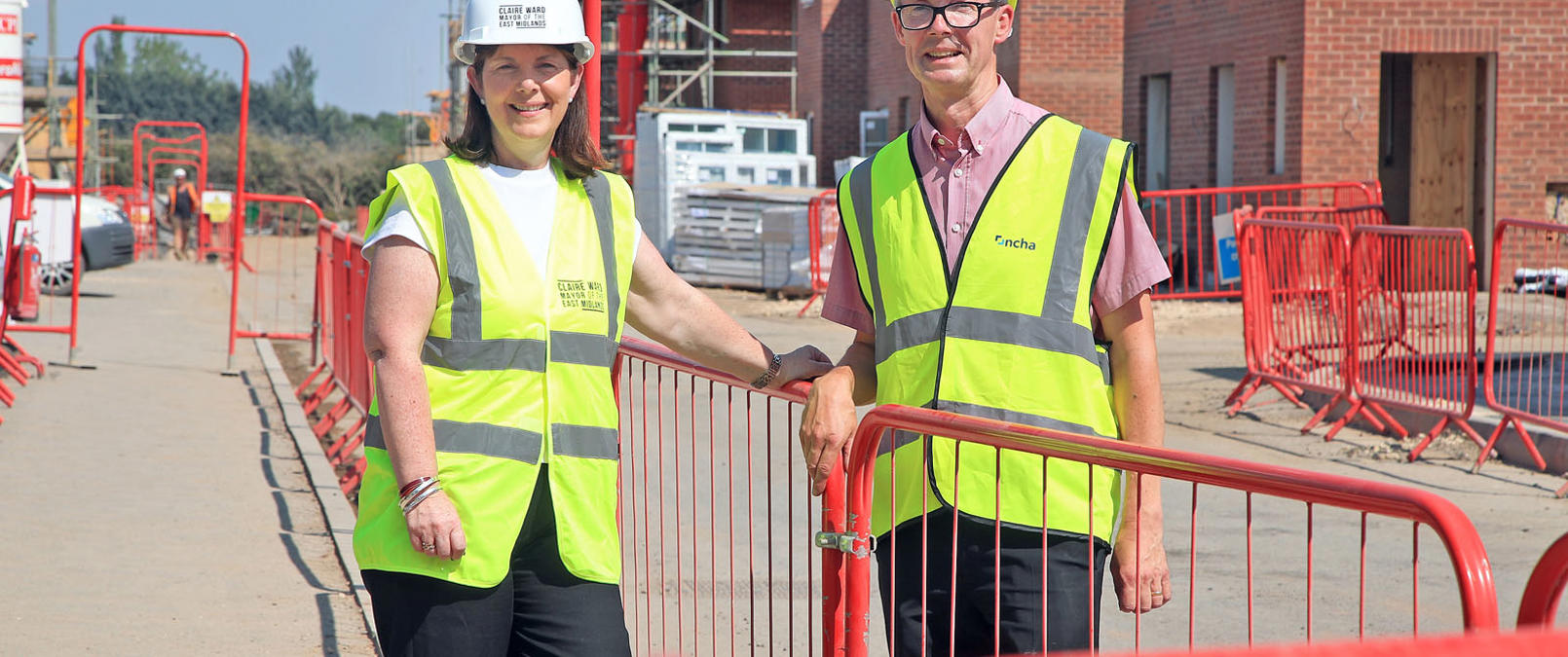 Mayor Claire with Paul Moat