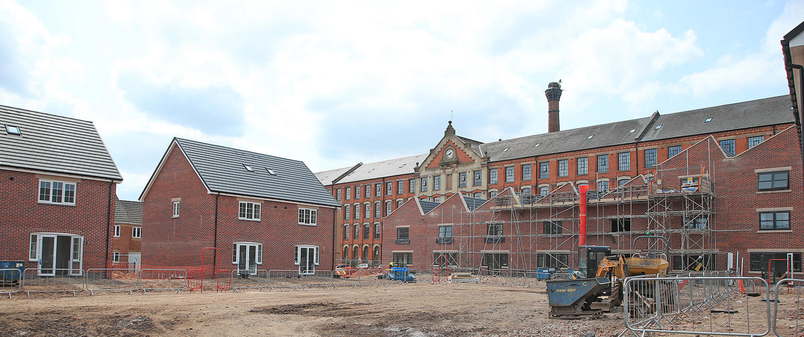 Phase one with Springfield Mill in the background