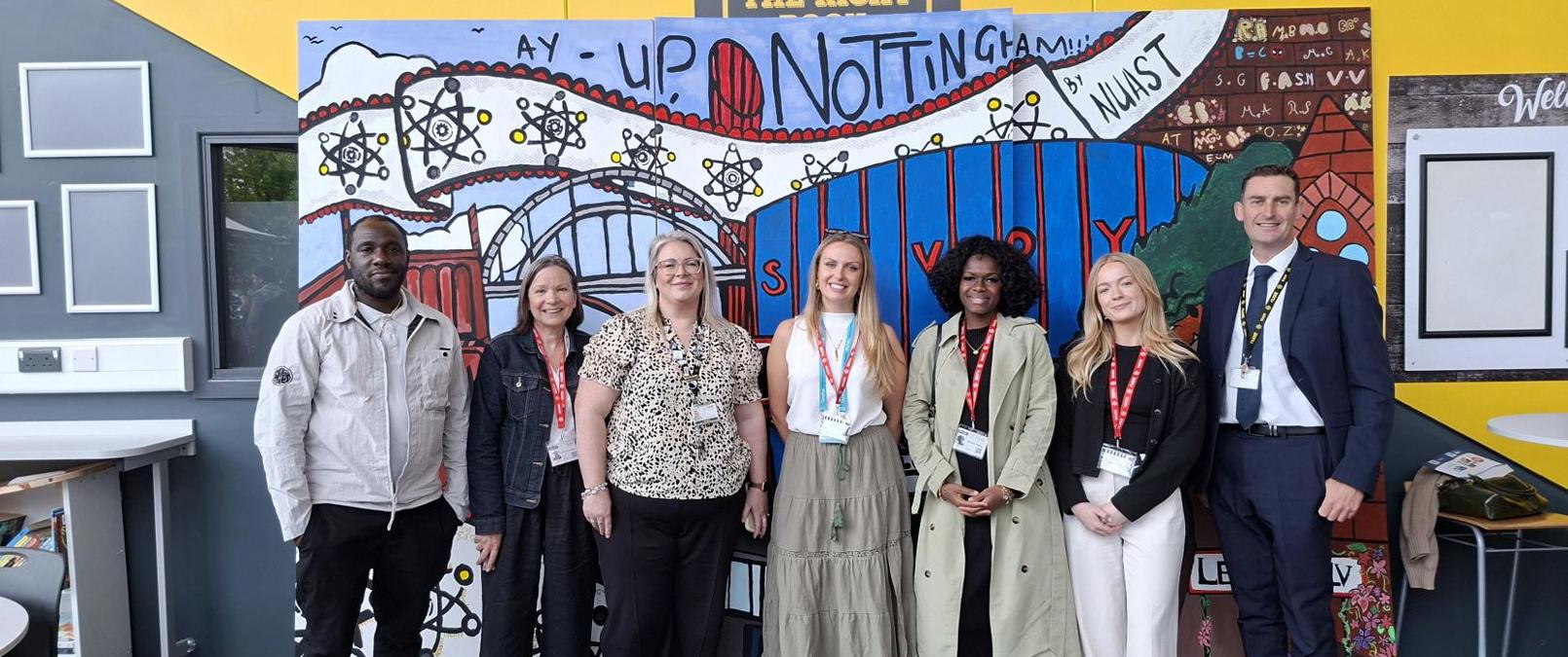 Judges for the art competition