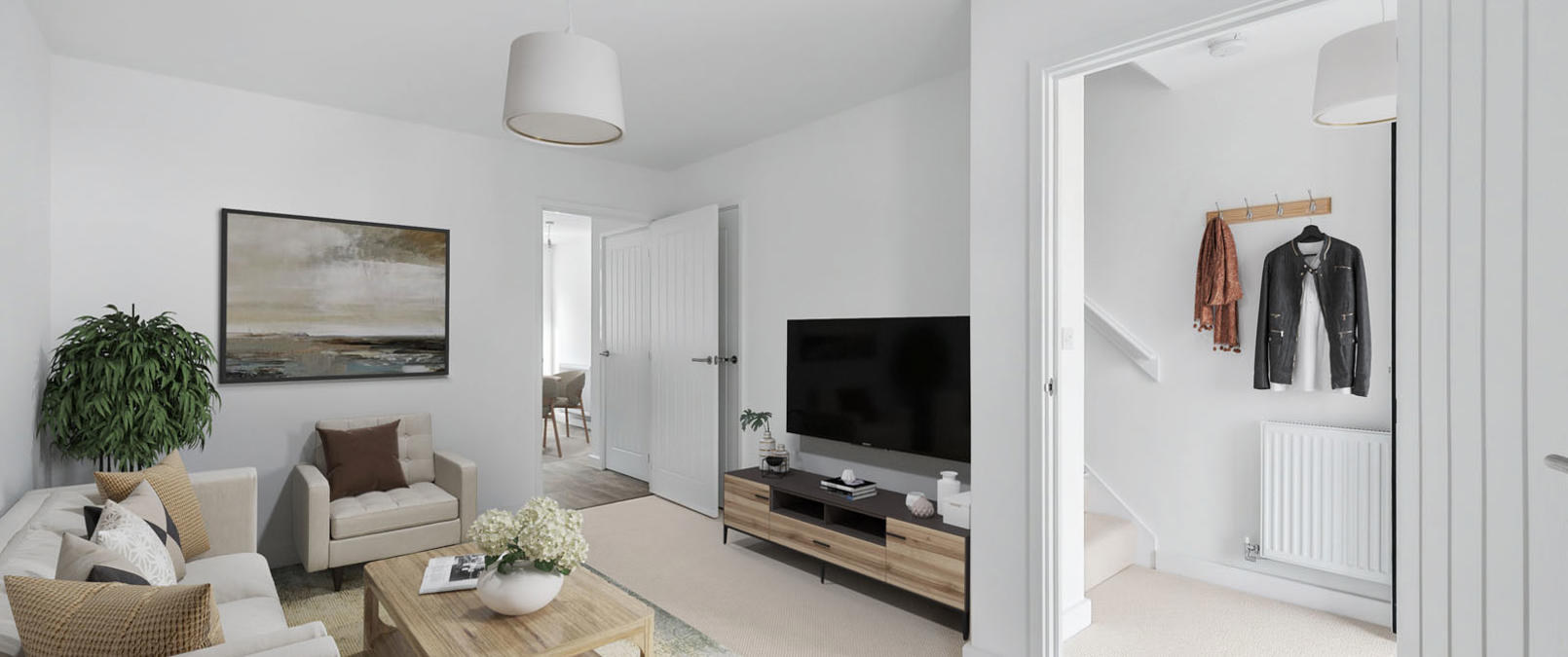 Lounge in the two bed house