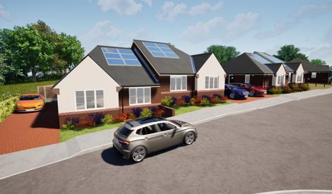 CGI bungalows
