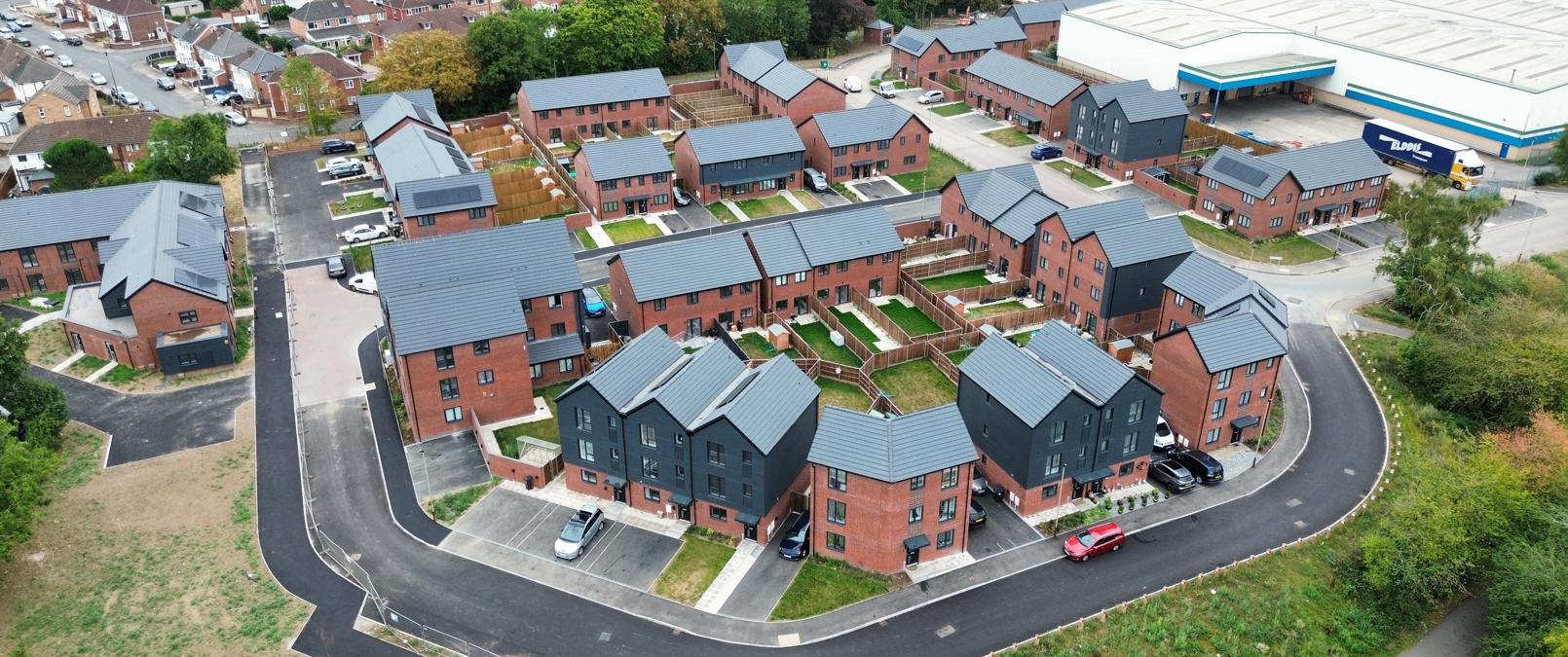Aerial view of Loughborough Road Leicester
