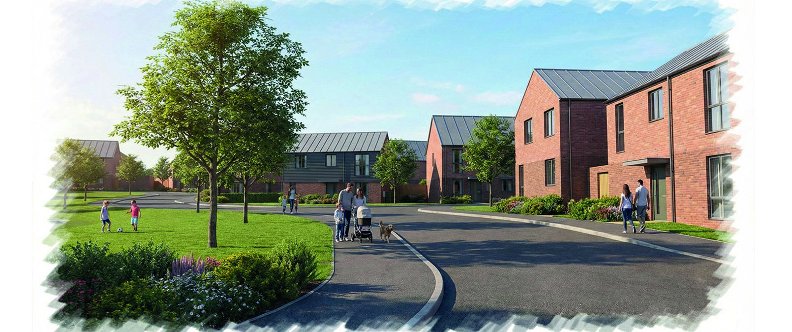 Street view of Dale Lane development
