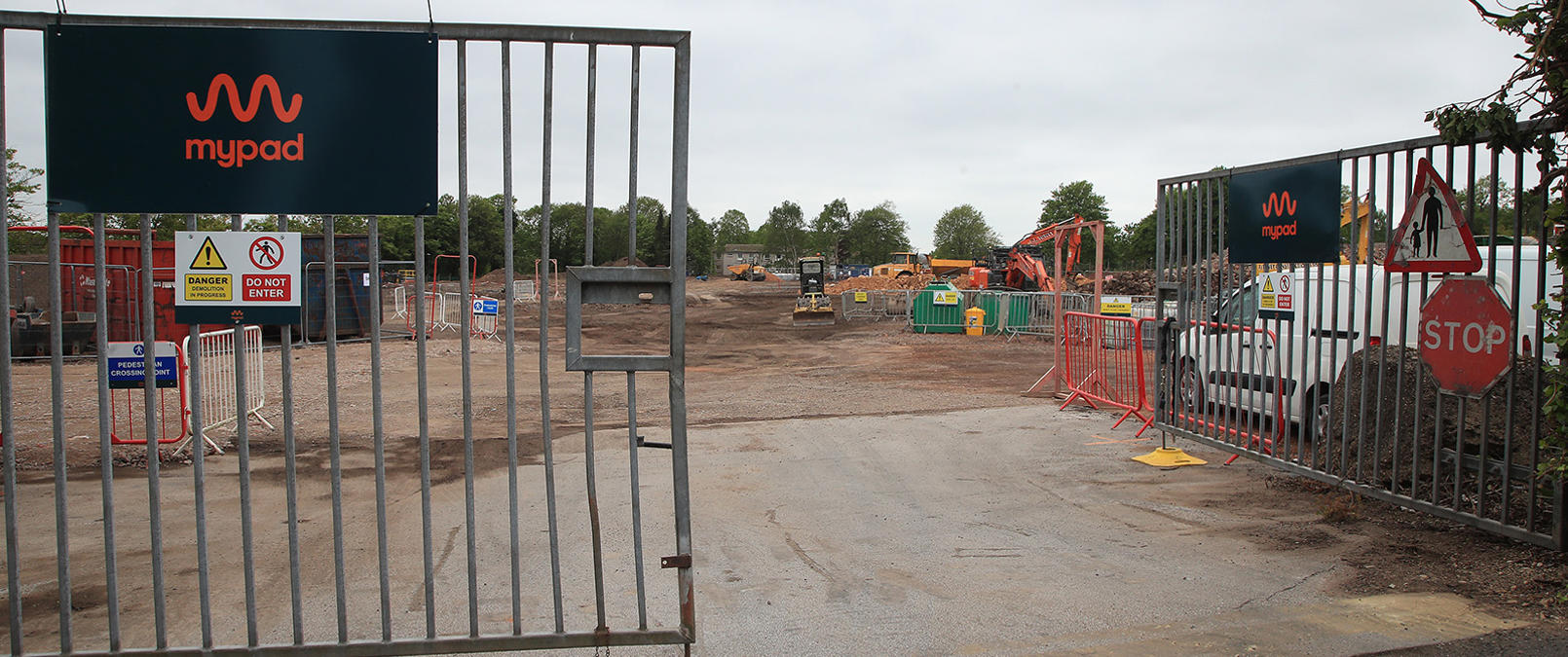 Entrance to site
