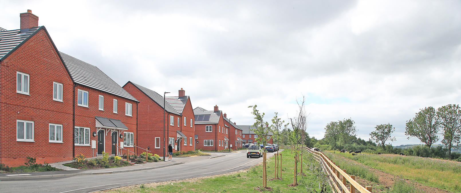 New housing development in Ashbourne